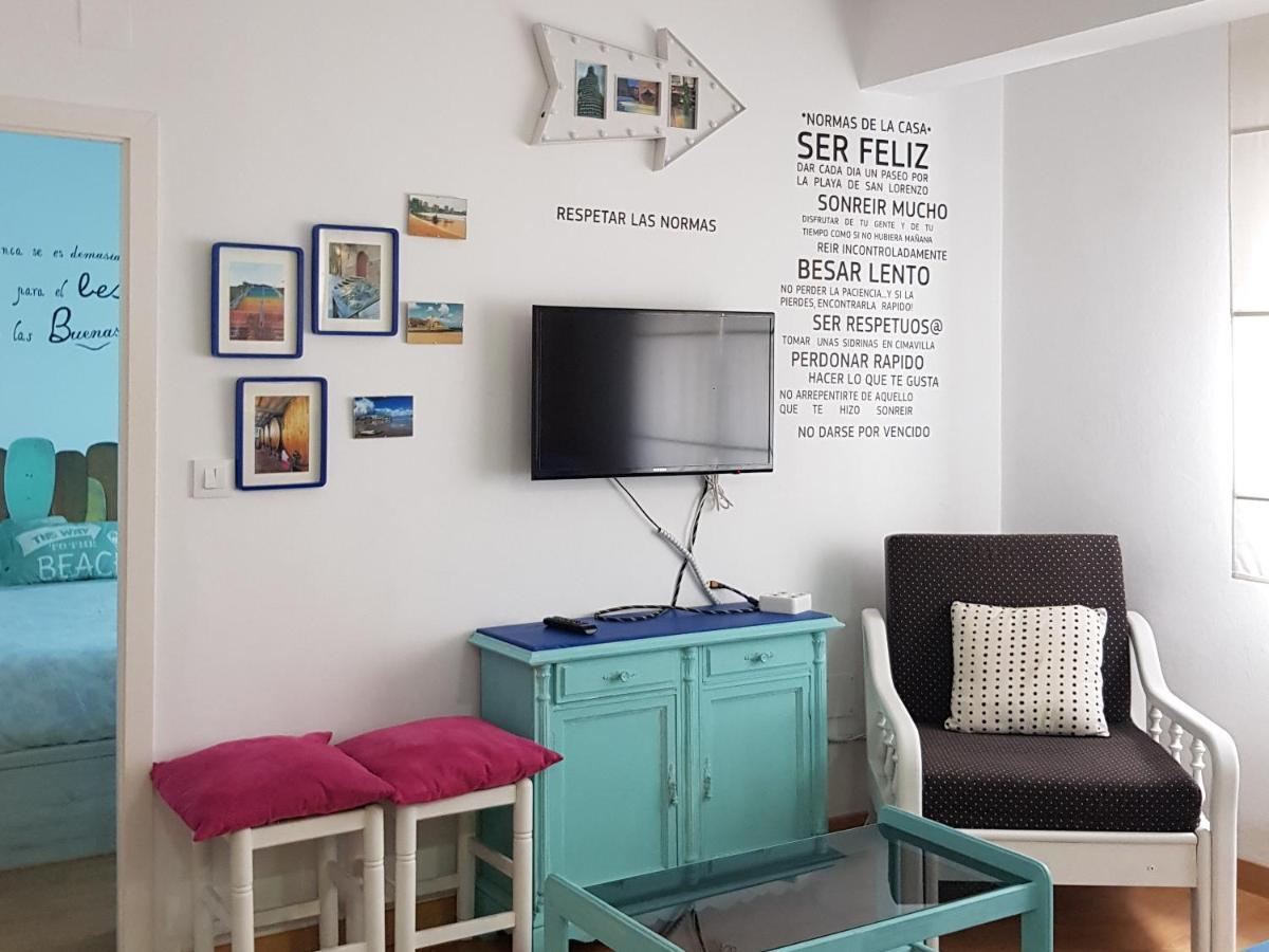 Apartament Apartamento Playa San Lorenzo Gijón Zewnętrze zdjęcie