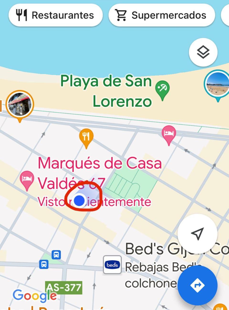 Apartament Apartamento Playa San Lorenzo Gijón Zewnętrze zdjęcie