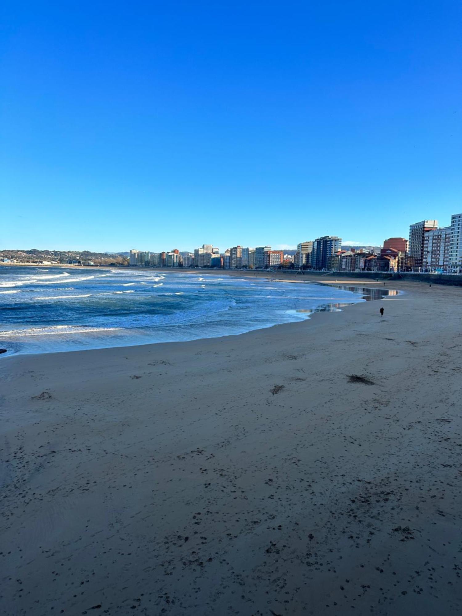 Apartament Apartamento Playa San Lorenzo Gijón Zewnętrze zdjęcie